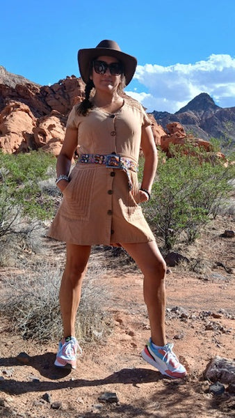 Butterfly Embroidered Belt