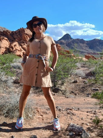 Butterfly Embroidered Belt