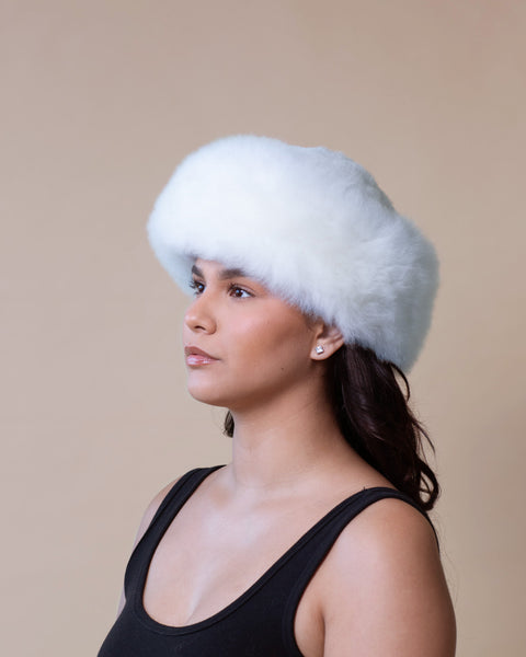 Apaca Russian Hat - White