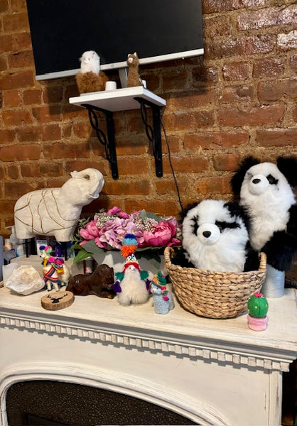 Alpaca Stuffed Toy - Panda  Bear