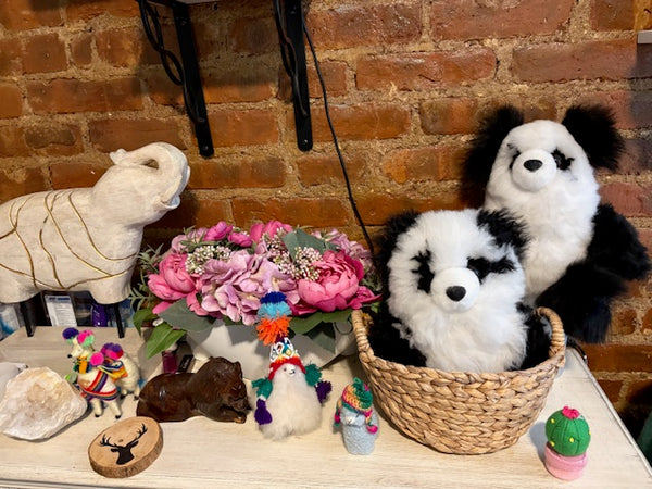 Alpaca Stuffed Toy - Panda  Bear