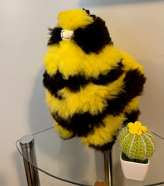 Alpaca Stuffed Toy Bumble Bee Alpaca - 20 inch