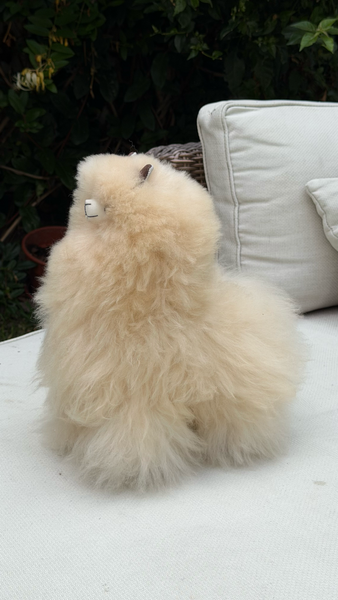 Alpaca Stuffed Toy - Beige - Champagne  Alpaca- 15 inch