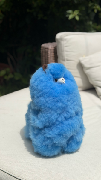 Alpaca Stuffed Toy - Royal Blue Alpaca 20"