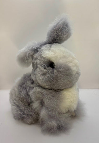 Alpaca Stuffed Toy - Bunny Color Silver Gray