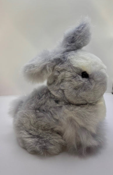 Alpaca Stuffed Toy - Bunny Color Silver Gray