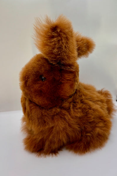 Alpaca Stuffed Toy - Bunny Color "Brown"