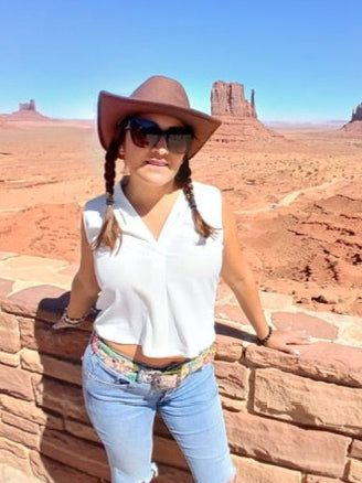 Flora Embroidered Belt