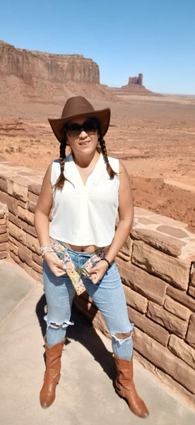 Flora Embroidered Belt