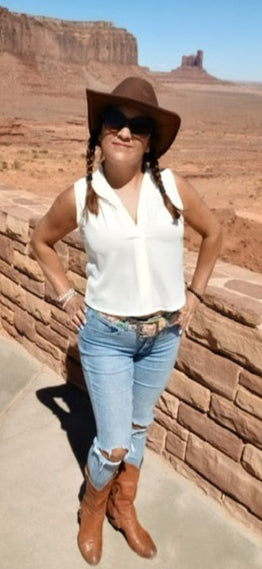 Flora Embroidered Belt