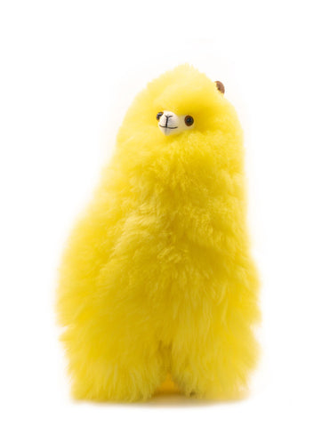 Alpaca Stuffed Toy - Yellow Alpaca
