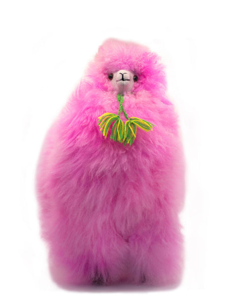 Alpaca Stuffed Toy - Hot Pink Alpaca