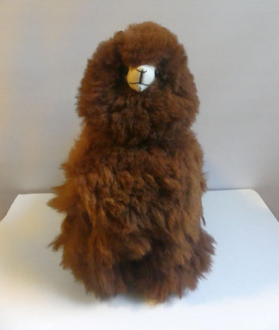 Alpaca Stuffed Toy - Dark Brown Alpaca 20"inch