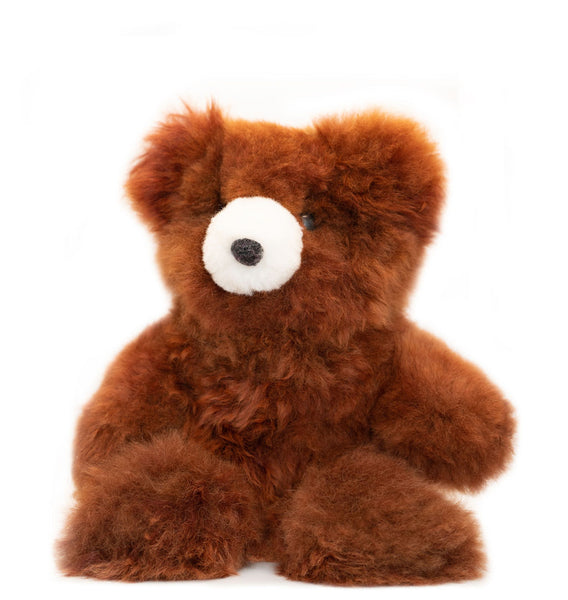 Alpaca Stuffed Toy - Brown Bear