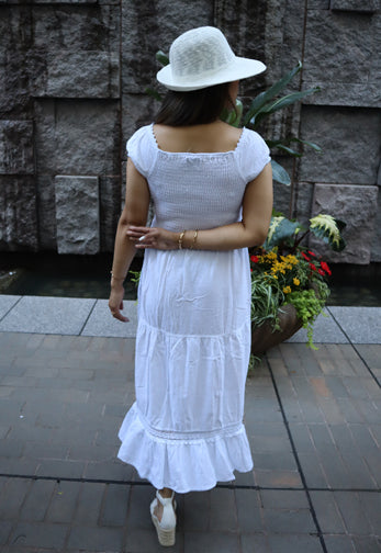Summer Cotton Dress- Jana White