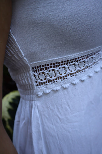 Summer Cotton Dress- Jana White