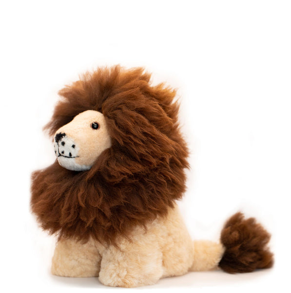 Alpaca Stuffed Toy - Natural Color Lion