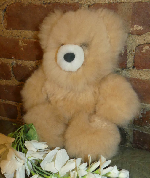 Alpaca Stuffed Toy - Natural Color Bear