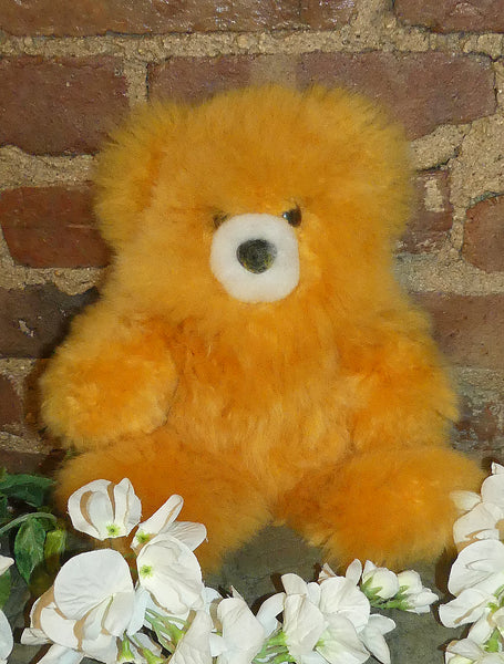 Alpaca Stuffed Toy - Yellow Bear