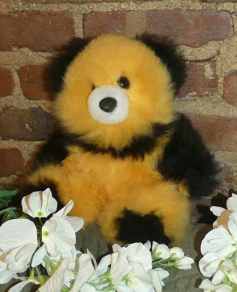 Alpaca Stuffed Toy - Bear Spotted Yellow/Black