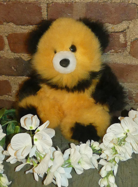 Alpaca Stuffed Toy - Bear Spotted Yellow/Black