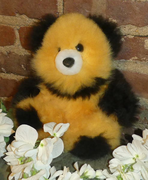 Alpaca Stuffed Toy - Bear Spotted Yellow/Black