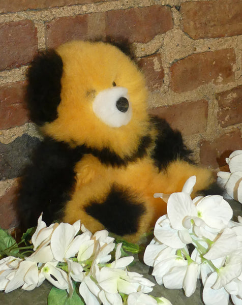 Alpaca Stuffed Toy - Bear Spotted Yellow/Black