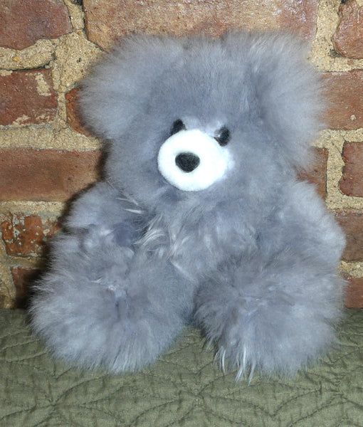 Alpaca Stuffed Toy - Silver Grey Bear