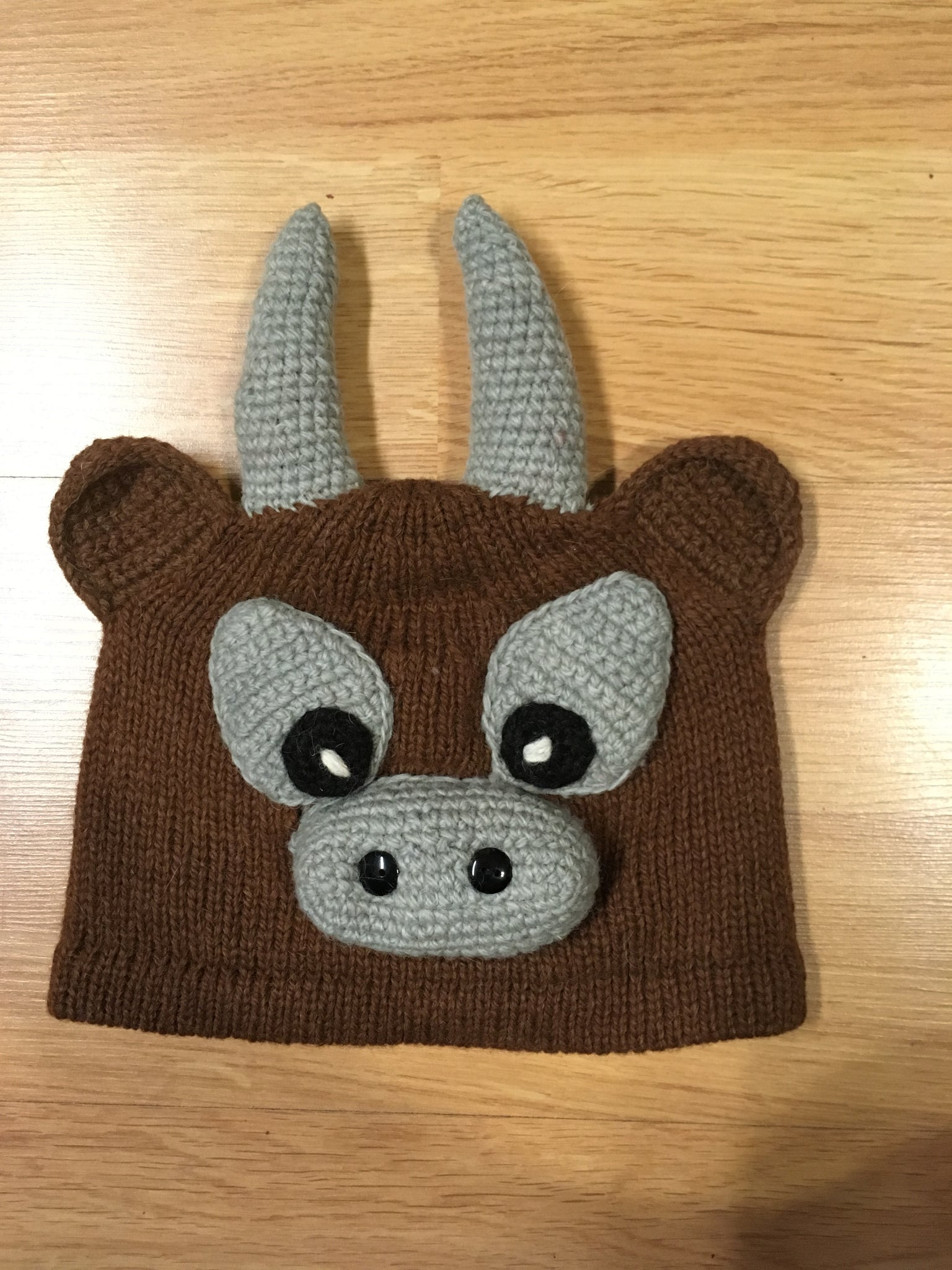 Alpaca Knitted Hats for Kids - Moose