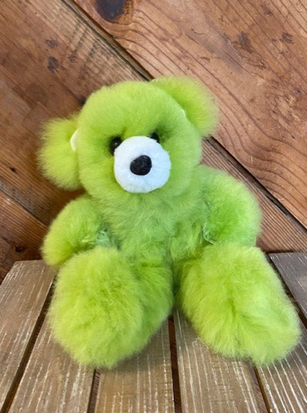Alpaca Stuffed Toy - Lime Green Bear