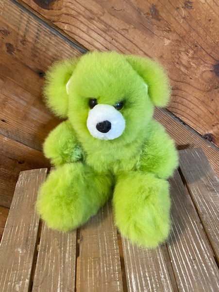 Alpaca Stuffed Toy - Lime Green Bear