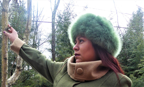 Alpaca Russian Hat - Pistacho