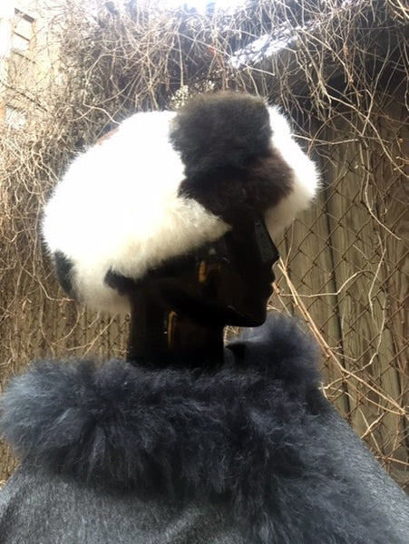 Alpaca Russian Hat - Spotted