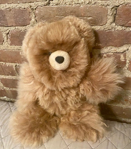 Alpaca Stuffed Toy - Brown Bear