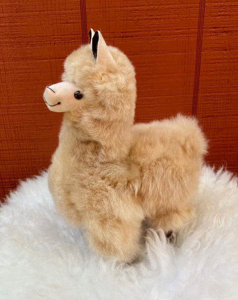 Alpaca Stuffed Toy - Beige Alpaca- 10 inch