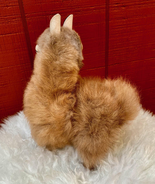 Alpaca Stuffed Toy - Beige Alpaca- 10 inch