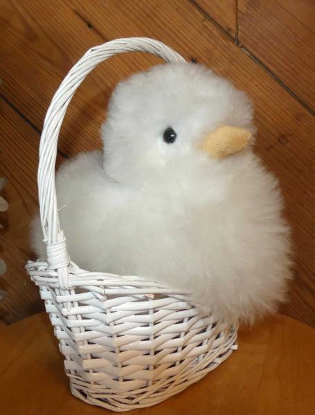 Alpaca Stuffed Toy - White Chick